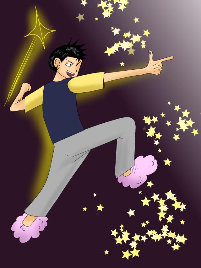 Fly like a shooting star!