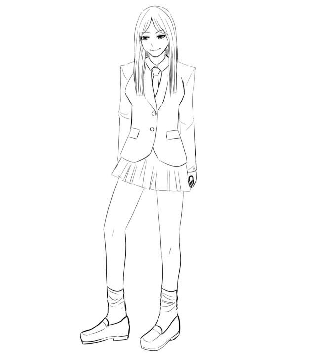 Cool girl and cute girl