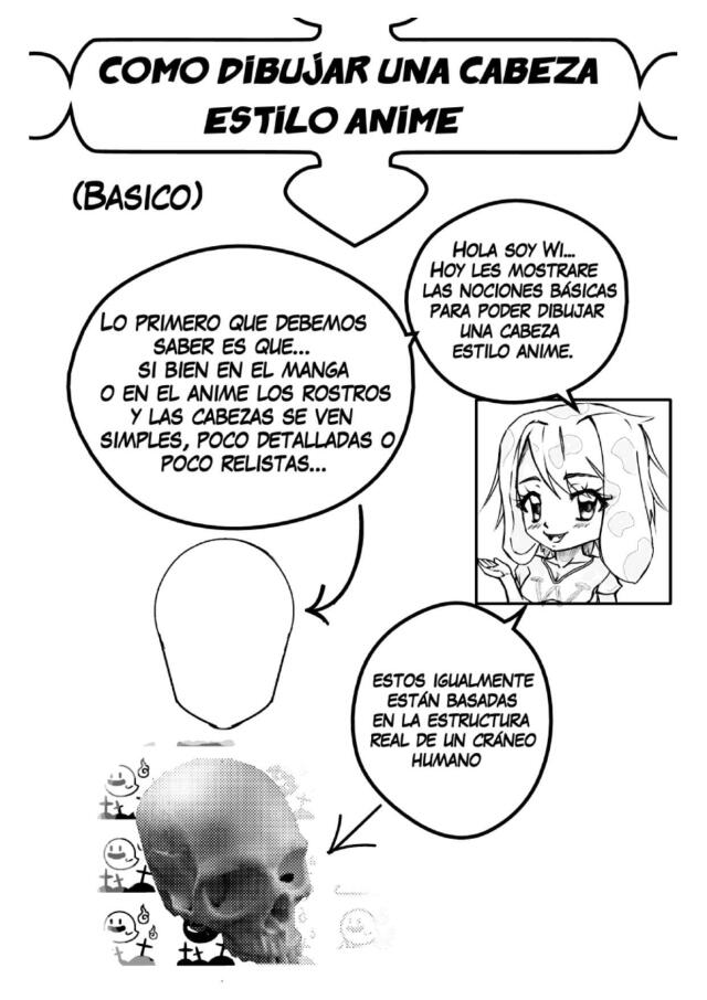 Como dibujar una cabeza estilo manga(básico)
