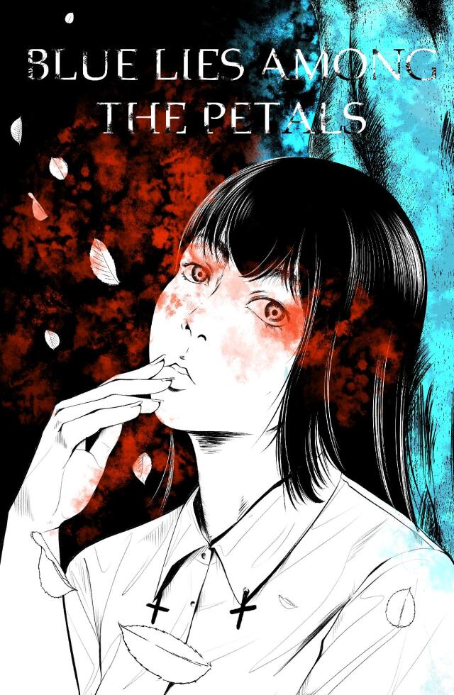 Blue Lies Among the Petals