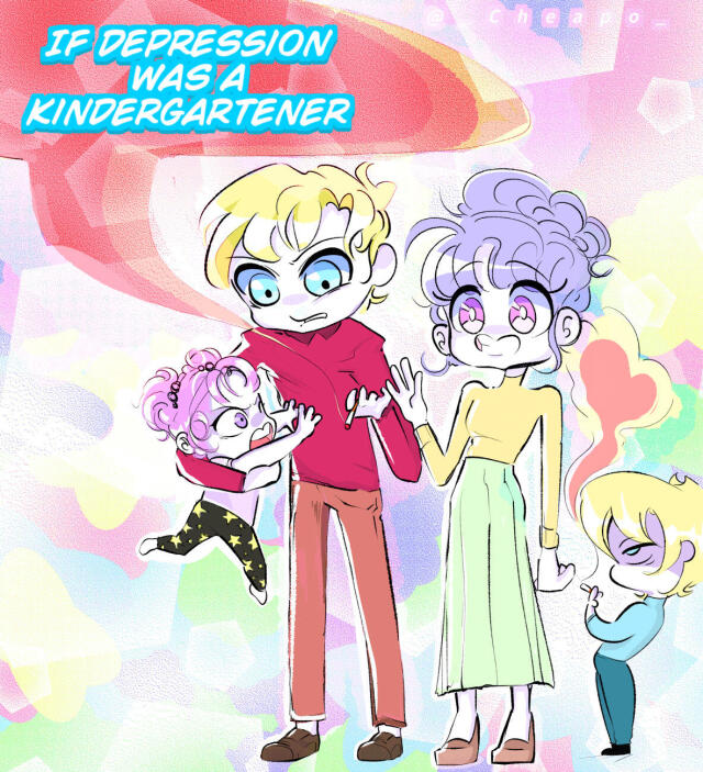 If depression was a kindergartener