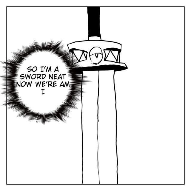 So I’m a sword