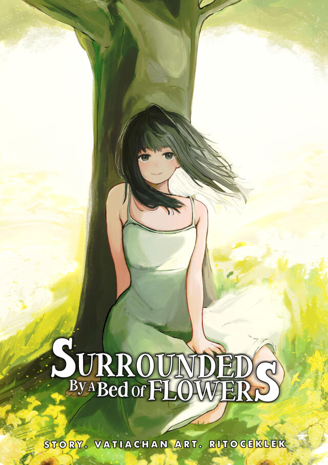 Surrounded By a Bed of Flowers