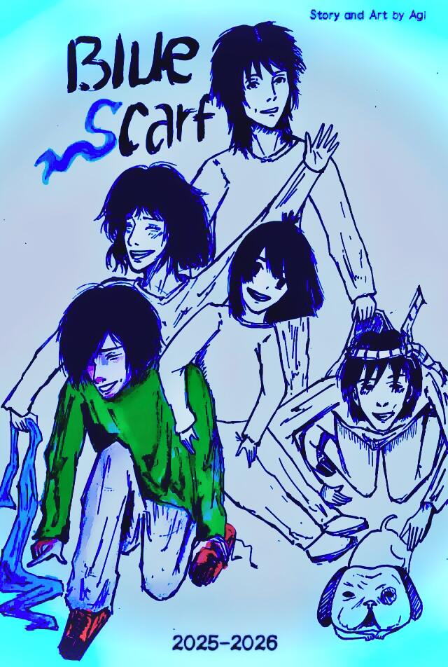 Blue Scarf